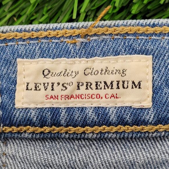 LEVIS 501 Baggy Button Fly Boyfriend Jeans Womens 2 29x26 Faded Stonewash - Picture 13 of 16